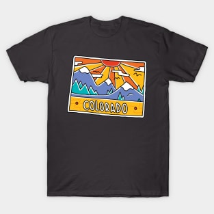 Colorado Nature Landscape Postcard T-Shirt